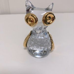 Glass Owl Figurine